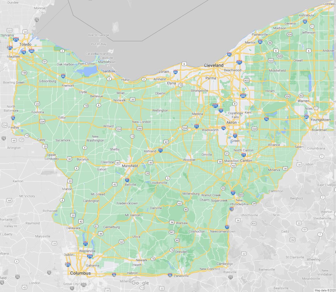 Roc's TNT Roadside Service Map